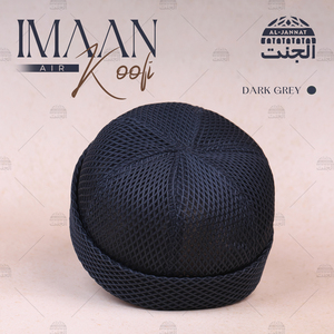 Gorro Islámico AL-JANNAT Imaan Air Cap de Color Sólido, Malla Transpirable, para Hombre, para Primavera y Verano - Product Image 3
