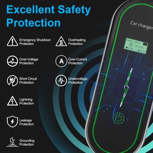 Station de recharge portable pour véhicules électriques de niveau 2, prise NEMA 6-20P avec sac de transport, compatible avec les véhicules électriques hybrides J1772 - Product Image 3