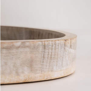 Bandeja de servicio Natural hecha a mano de madera maciza de primera calidad decorativa ecológica de alta resistencia apto para microondas y lavavajillas para restaurantes - Product Image 3