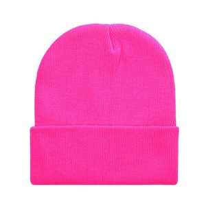Buy High Quality Knitted Beanie Hats Custom logo Wholesale Embroidered Unisex Winter Warm Beanie Hat 2025 - Product Image 2