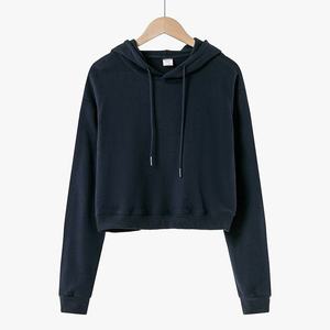 เสื้อฮู้ดครอปท็อปแขนยาวสำหรับผู้หญิง - Product Image 5