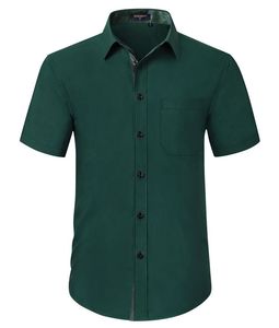 Light Grey Mens Dress Shirt Slim Fit Long Sleeve Button Down Formal Business Casual Office Wedding Party Classic Elegant - Product Image 3