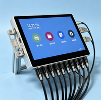Imprimante jet d'encre TIJ en ligne LCD 10 pouces Text K, machine de codage en mini-lot pour la production de bouteilles, impression de dates