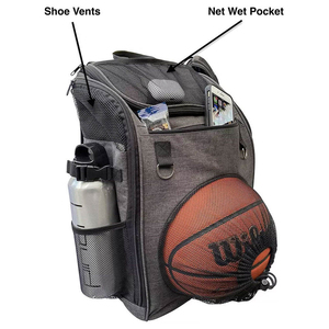 Sac de sport pour entraînement de basketball, personnalisable directement de l'usine, pour chaussures, maillots, serviettes et accessoires - Product Image 4
