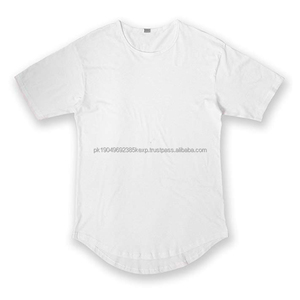 Camisetas Lisas de Algodón 100% para Hombre al por Mayor con Logotipo Personalizado, Dobladillo Curvo, Estilo Urbano, Secado Rápido y Transpirables - Product Image 4