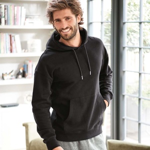 PIHA SPORTS Men's Pullover Running Hoodie Winter Cotton Fleece <b>Classic</b> Solid Color Casual Senior Sweatshirt Long Sleeve Pocket - Product Image 3