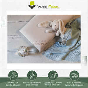 Amazing Offer on Premium Quality Perforated <b>Memory</b> Foam Filling Visco Baby <b>Pillow</b> for Sleeping & Bedding Use from Spain Origin - Product Image 2