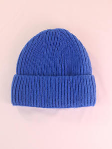 Bonnet unisexe en tricot torsadé avec tissu acrylique extensible doux, bonnet chaud d'hiver pour un usage quotidien décontracté en extérieur - Product Image 1