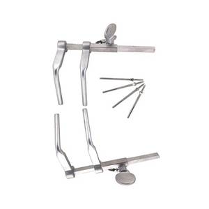 Caspar cervical distractor <b>set</b> l and r 4 <b>screws</b> spine surgical instruments orthopedic neurosurgery hospital grade reusable kit - Product Image 2