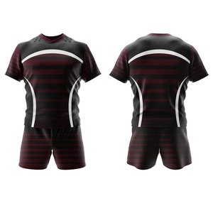 Uniforme de Fútbol y Rugby OEM de Poliéster Personalizable, Uniforme de Fútbol, Ropa Deportiva de Última Moda, Suministrado por Fábrica, Logotipo Personalizado - Product Image 6