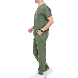 Conjuntos de Uniformes Médicos Personalizables con Logotipo, Elásticos y Antiarrugas para Hombres, Fáciles de Cuidar, para Doctores, Enfermeros y Hospitales - Product Image 4