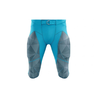 Conjunto de Uniforme de Fútbol Americano Personalizado para Hombre, Transpirable, Ecológico, 100% Poliéster, Jersey Acolchado con Cuello en V y Diseño Sublimado - Product Image 6