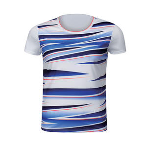 Haut de sport respirant de haute qualité entièrement sublimé à séchage rapide pour le tennis de table – Maillot d'entraînement pour homme - Product Image 6