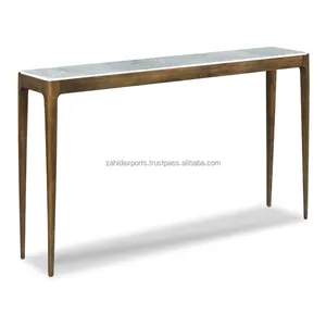 Handmade Industrial Metal Console <b>Table</b> Luxury Decor Artisan Designer Modern Furniture Christmas Exported Uttar Pradesh Zahid - Product Image 1