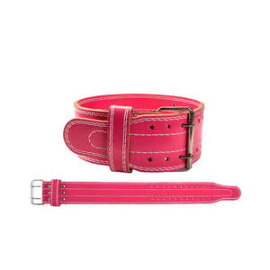 Cinturón de Levantamiento de Pesas Ajustable de Cuero con Doble Hebilla para Entrenamiento de Fuerza y Fitness en el Gimnasio 2026 - Product Image 1