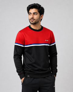 La sudadera de sublimación para hombre está diseñada para deportes. La sudadera de sublimación para hombre ofrece ligereza, transpirabilidad y comodidad. - Product Image 1