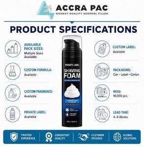 Crema de afeitar espumosa instantánea para un afeitado rápido y fácil, hidratante y suavizante, de proveedor a bajo precio. - Product Image 6