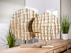 Modern Metal Foliage Sculpture Handmade Artistic Tabletop Decor for Home Office Circular Design Plants Theme Eco-Friendly - Product Image 4