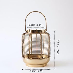 Farol de Metal Clásico Behoma, Estilo Boho, Portavelas Decorativo para Interiores y Exteriores, Decoración del Hogar, Suministro al por Mayor para Exportación - Product Image 3