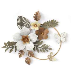 Décoration murale en métal en forme de feuille, standard, la dernière nouveauté, moderne, antique - Product Image 6