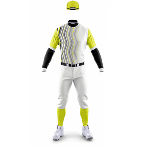 Custom Baseball Softball Uniforms Jerseys Pants Adult Team Wear Short Heat-Transfer Printed Breathable Quick Dry 100% Polyester - Product Image 1