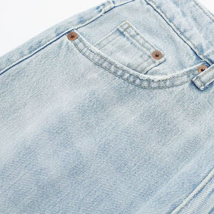 Custom <b>Men</b> Outfit Baggy Fit Dark Blue <b>Jeans</b> Pants <b>Jeans</b> for <b>Men</b> Light Blue Boys Baggy <b>Jeans</b> Stylish Washed Out Light Blue <b>Jeans</b> - Product Image 6