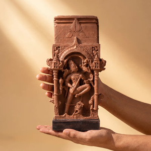 Sculpture Gajasura Vadha |   Réplique de relief de temple du 10ème siècle représentant Shiva tuant un démon, provenant d'un musée - Product Image 2