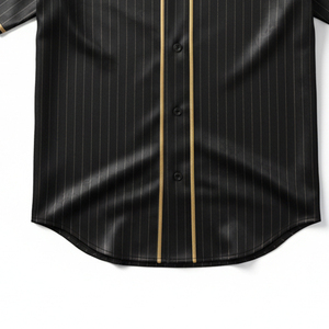 Maillot de baseball vierge personnalisé de haute qualité en tissu mesh, entièrement boutonné, uniforme d'équipe uni, hauts de gamme, fabricant en gros - Product Image 4