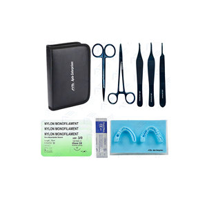 Incluye pinzas de tijera, pinzas de bisturí, todos los manuales médicos, Kit básica completa de sutura quirúrgica, instrumentos médicos quirúrgicos - Product Image 1