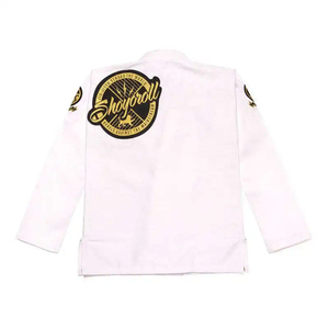 Kimono de Jiu Jitsu Brasileño BJJ para Adultos RTS Shoyrol de Alta Calidad, con Logotipo Frontal Lavado, 460 g/m², Negro, 100% Algodón, Duradero - Product Image 2