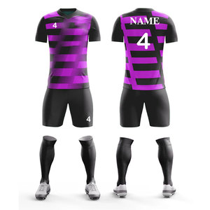 All Season Football Uniform Breathable Lightweight Summer Sets Adult Suit Manufacturer Rugby Uniform Latest Design Soccer Set - Product Image 1