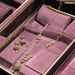 Joyería de Moda al por Mayor: Conjunto de Collares Largos Chapados en Oro de 14K, 18K, 24K, Joyería Tradicional, Joyería de Latón Rellena de Oro, Oro Joyería - Product Image 2