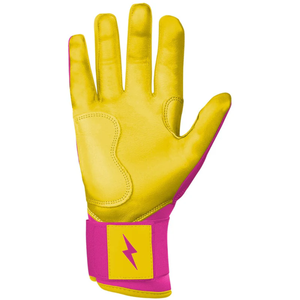 Guantes de Bateo Bruce Bolt de Cuero Cabretta de Primera Calidad, Diseño de Puño Largo 100% de Calidad - Product Image 2