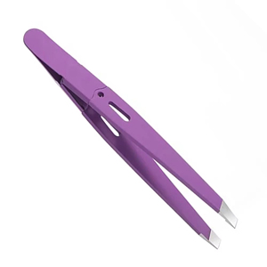 Pinza de Cejas Profesional Ergonómica de Acero Inoxidable con Punta Inclinada, de Alta Calidad, Ecológica, Ligera y Duradera - Product Image 5