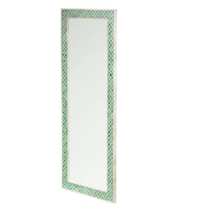 Elegant Turquoise Full Length <b>Mirror</b> for Bedroom <b>Wall</b> Modern Decorative Dressing <b>Mirror</b> with Space Enhancing Design - Product Image 3