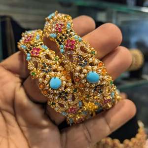 Luxury Egyptian Style Women's <b>Bangles</b> <b>Set</b> Crystal Rhinestone Imitation Pearl Trendy Antique Tribal Ethnic Jewelry <b>Bangles</b> - Product Image 2