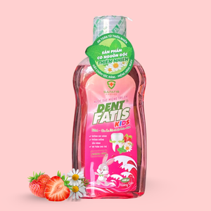 Best-seller : Bain de bouche à base de plantes pour enfants, saveur fraise, sans alcool, rinçage buccal doux pour les enfants, soin buccal délicat, haleine fraîche, formule sûre - Product Image 1