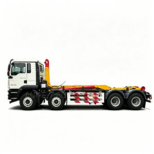 รถบรรทุกขยะ SINOTRUK HOWO 8x4 แบบมีแขนเกี่ยว 30 ตัน 20-30 คิว พร้อมระบบไฮดรอลิกสำหรับบรรทุกตู้คอนเทนเนอร์ขยะ - Product Image 5