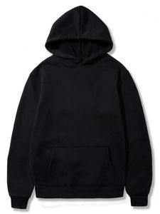 Sweats à capuche en coton de haute qualité, personnalisables, pour hommes, vêtements décontractés en coton pour hommes - Product Image 3