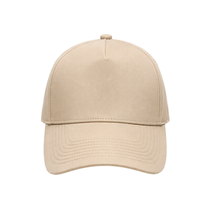 Custom Sports Beige <b>Hat</b> Five Panel <b>Hats</b> Cotton Adjustable <b>Cap</b> for Casual Solid Color Four Seasons Wear Wholesale Baseball <b>Cap</b> - Product Image 1