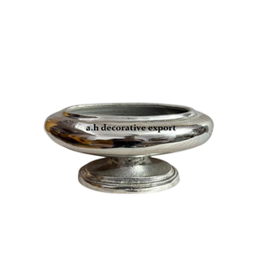 กระถางดอกไม้ทรงรีโลหะทันสมัย ทำด้วยมือขัดเงาจากอะลูมิเนียมสีเงิน สำหรับตกแต่งสวน พร้อมพิมพ์ลายตามสั่ง - Product Image 6