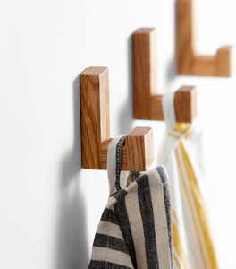 <b>Wall</b> Mounted Wood Hook Hanger Customized Shape and Size Unique Style <b>Wall</b> Hook Wood <b>Wall</b> Mounted Hooks - Product Image 5
