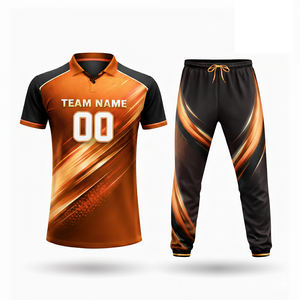 Fabricante OEM, Impresión Digital Personalizada para Cricket, MOQ Bajo, Alta Calidad, Nuevos Diseños, Conjunto de Equipación 100% Poliéster Antibacteriano - Product Image 3