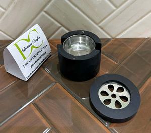 Quemador de Incienso de Cera de Soja Redondo Pequeño, Totalmente Negro, Hecho a Mano, Venta al por Mayor, Mejor Calidad, Navidad, Acción de Gracias, al por Mayor - Product Image 5