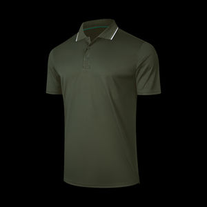 Polo personnalisé en promotion, manches courtes, 100 % polyester, séchage rapide, pour homme, idéal pour le golf - Product Image 5