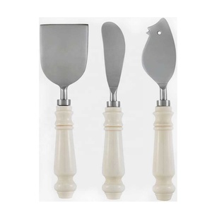 Decorative <b>Cheese</b> <b>Set</b> Stainless Steel Silver Finished With Handmade White Resin Handle <b>Cheese</b> <b>Set</b> <b>Cheese</b> Tools - Product Image 1