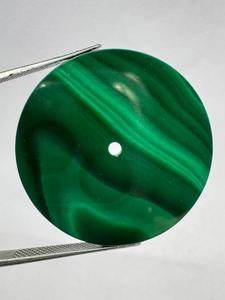 Cadran de montre en malachite naturelle fourni par le fabricant, plaque de cadran personnalisée en pierres précieuses, épaisseur 0,9 mm, coupe plate, pierres précieuses K, montre classique - Product Image 5
