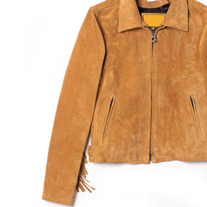 Custom Western Leather <b>Fringe</b> Casual Loose Letter Print <b>Jacket</b> Suedette Cowgirl Motorcycle Racing Biker Coat for Women - Product Image 6