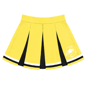 Jupe plissée jaune citron pour femmes et filles, idéale pour la danse, les entraînements, les compétitions et les tenues de sport. - Product Image 1