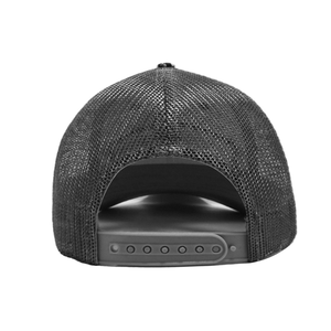 Wholesale Classic Leather Patch Mesh Trucker <b>Hat</b> 6 Panel Dad <b>Hat</b> with Patch Embroidery Logo Cotton Twill Outdoor Fishing Cap OEM - Product Image 6